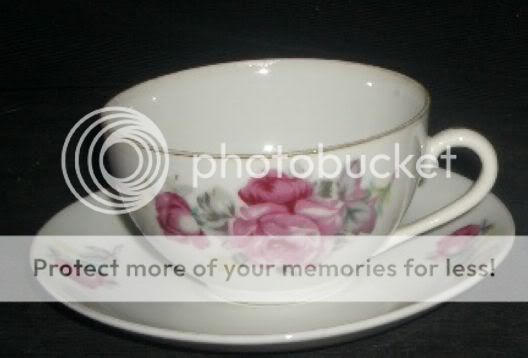 1880 pink rose bud on beautiful white porcelain china