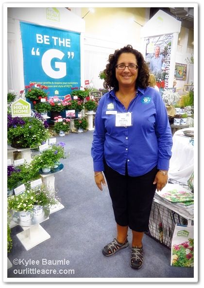 Maria, in the HGTV booth at the IGC Show, Chicago