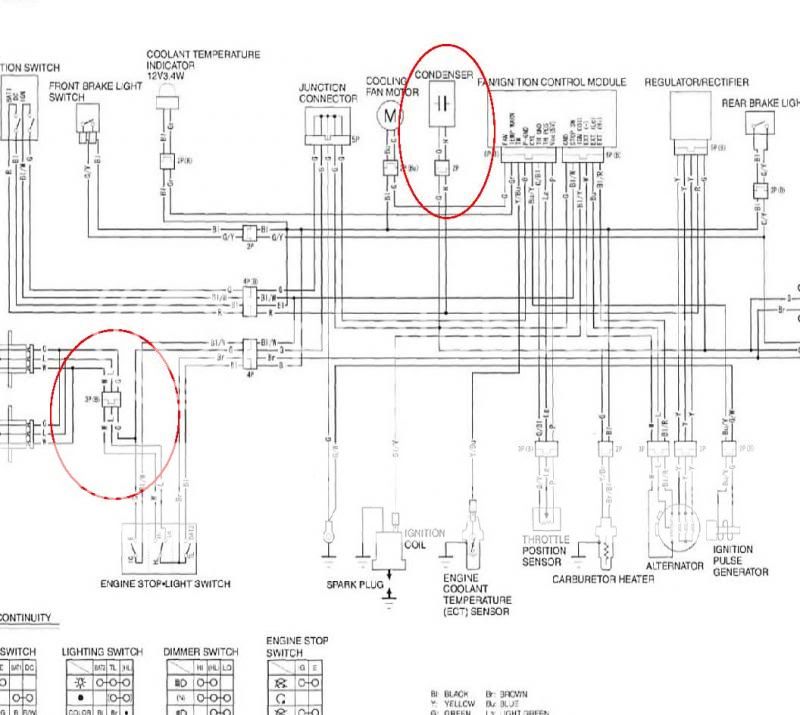 HID on a kicker - Honda TRX Forums: Honda TRX 450R Forum stator wiring diagram 07 suzuki ltr 450 