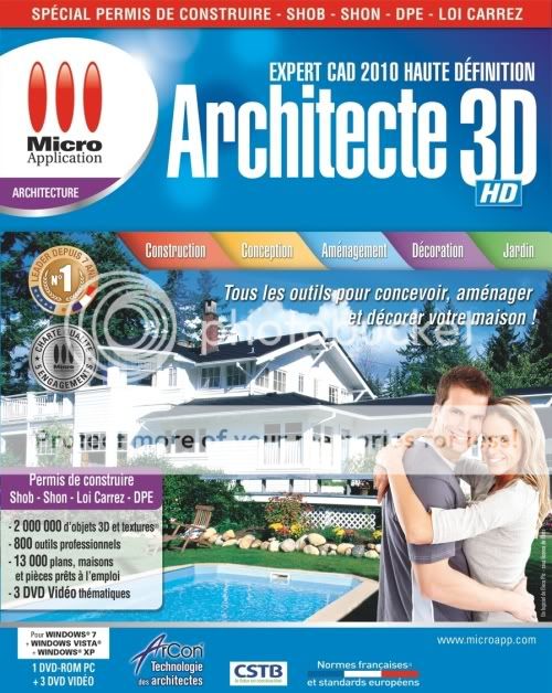 Architecte 3DHD Expert Cad 2010 ARCH3D2010