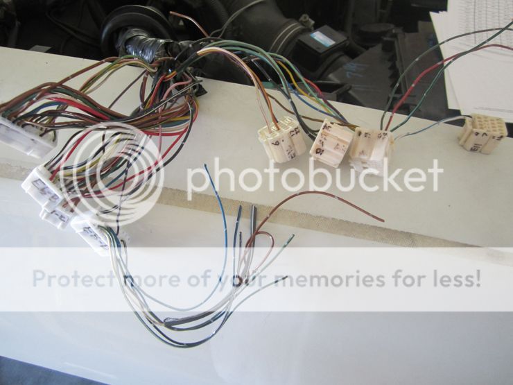 Repinning an auto harness for use with a manual ECM - Toyota 4Runner ...