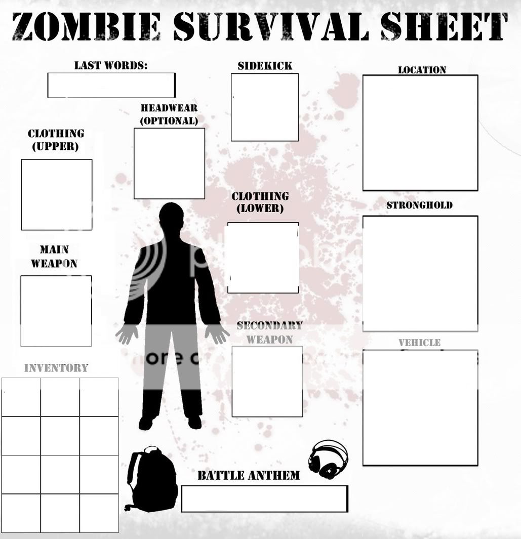 Outbreak de zombies, qu'est ce que vous portez? Zombie