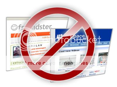 friendster myspace ban Pictures, Images and Photos