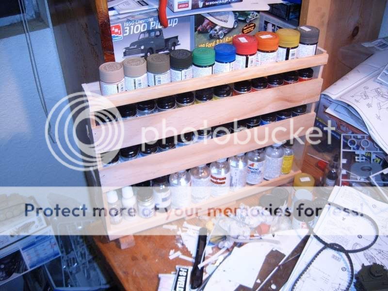 Paint rack and glue holder - Tips, Tricks, and Tutorials - Model Cars ...