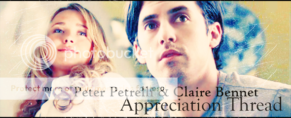 (Peter Claire) You are my hero Clairepeterapprecthread