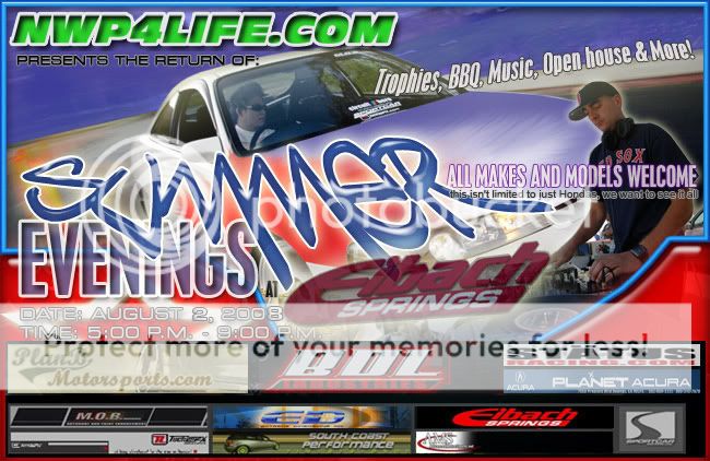-*AUGUST 2nd NWP4LIFE.com's 3rd ANNUAL" SUMMER EVENINGS " at EIBACH *- 2nd