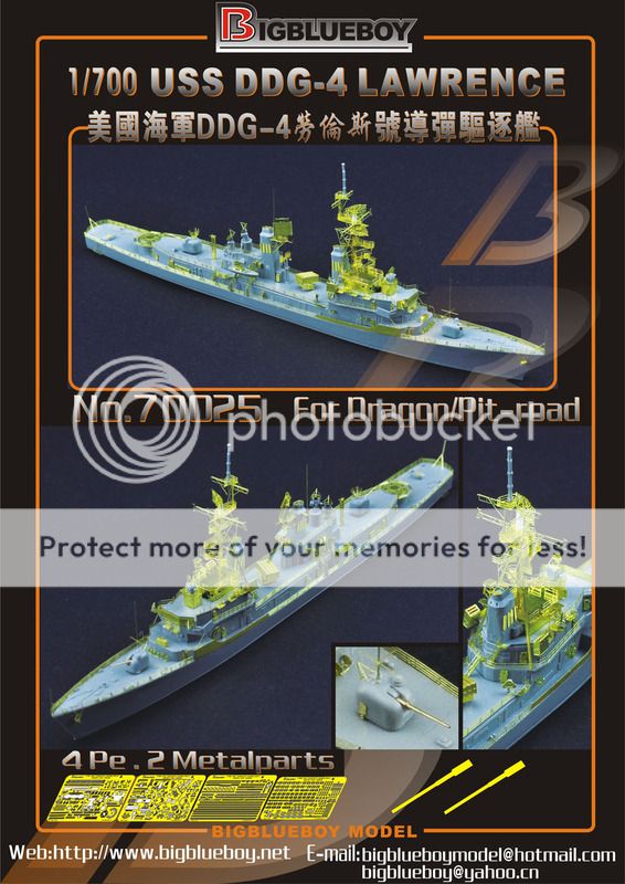 USS Newport LST 1179 Orange Hobby 1/700 & Kit de détaillage Destroyers C.F.Adams BigBlueBoy 1/700 70025M_zpskmlxfaxe