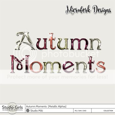 Autumn Moments Metallic Alphas