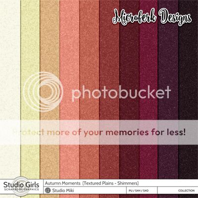 Autumn Moments Papers Shimmers