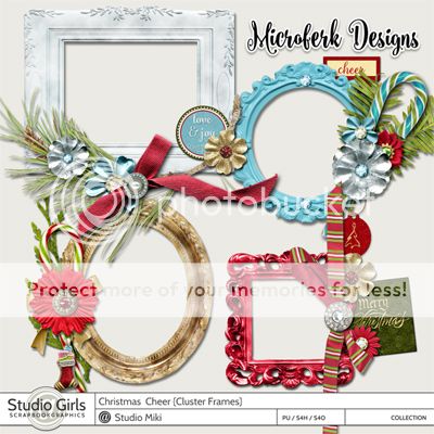 Christmas Cheer Clustered Frames