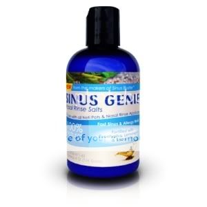 SINUS GENIE Nasal Rinse Neti Pot SALT 4 oz Buster SALE  