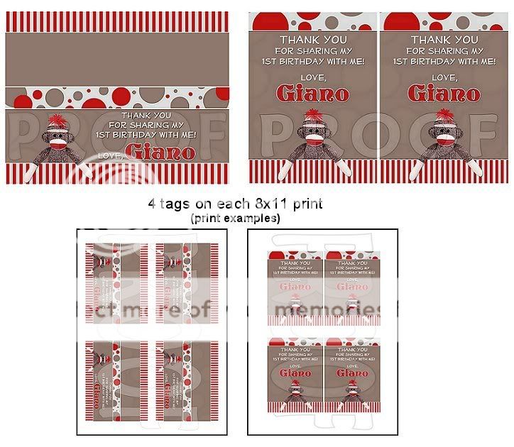 Custom Personalized Candy Wrapper Labels Party Favors