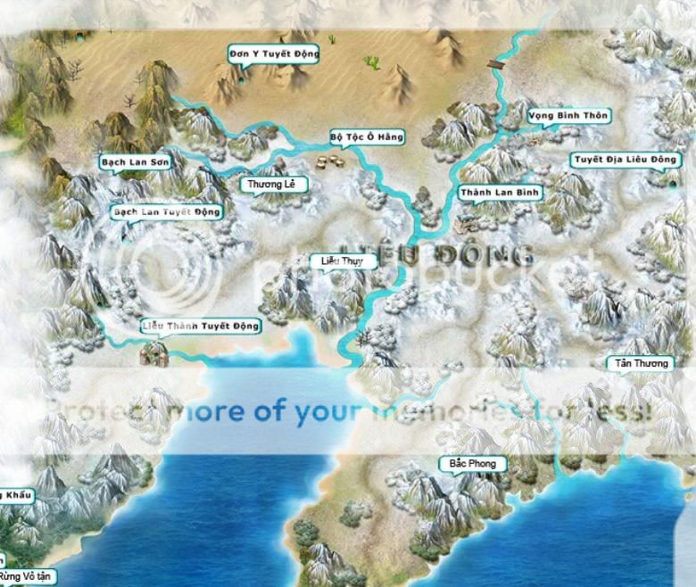 Tổng hợp bản đồ khu vực và hang động TSonline Lieudong