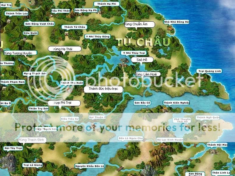 Tổng hợp bản đồ khu vực và hang động TSonline Tuchau