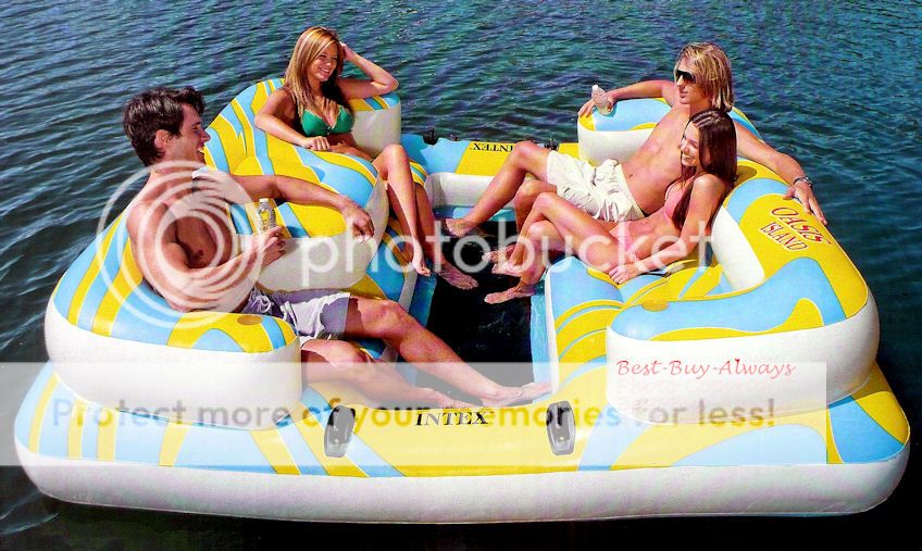 Large picture of the Intex Oasis Island lake float