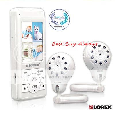 Lorex Live Snap Baby Home Color Video Monitor 2 Cameras 778597200331 