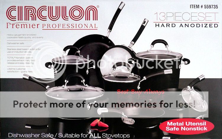 The Circulon Premier Professional 13 Piece Cookware Set