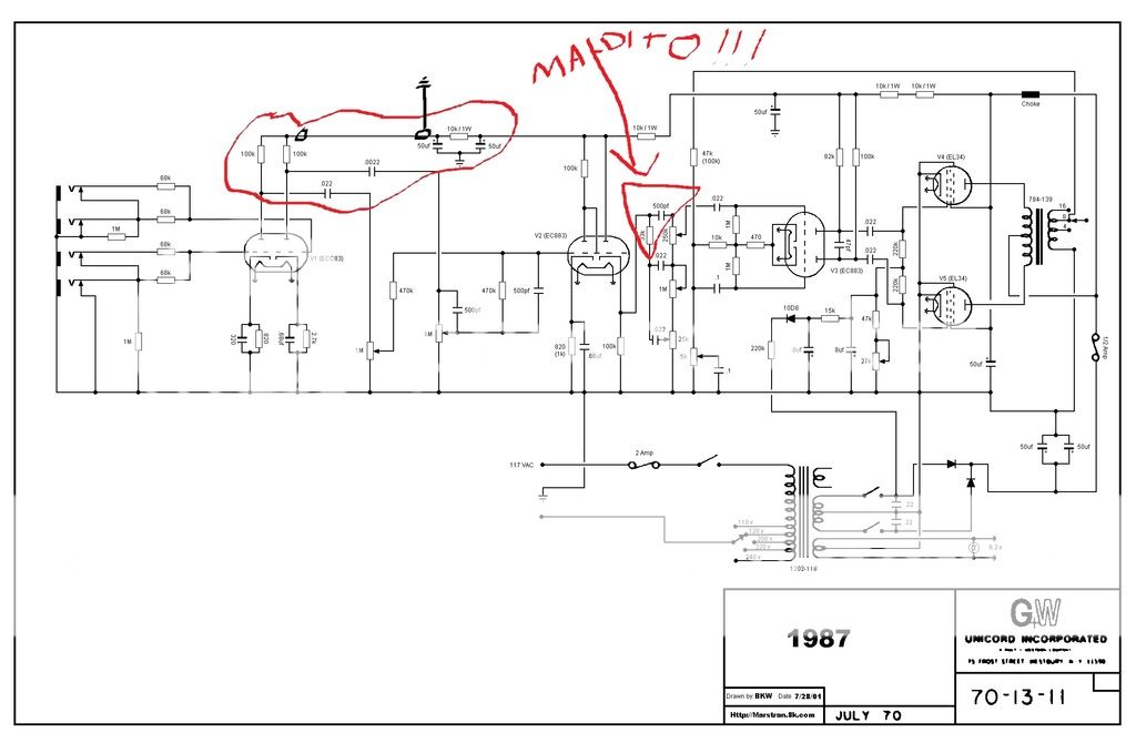 Construção amplificador Valvulado Marshall (update com vídeo) - Página 3 1987Schematic%20anotado_1
