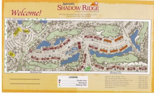 Shadow Ridge Resort Map