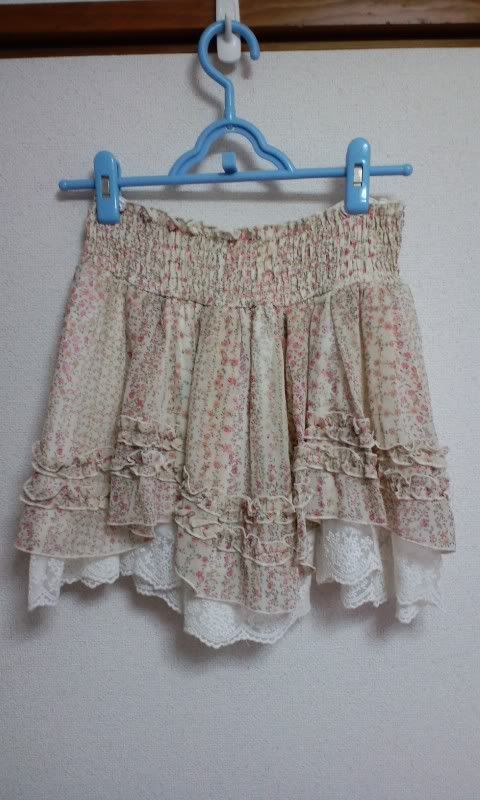flowered skirt