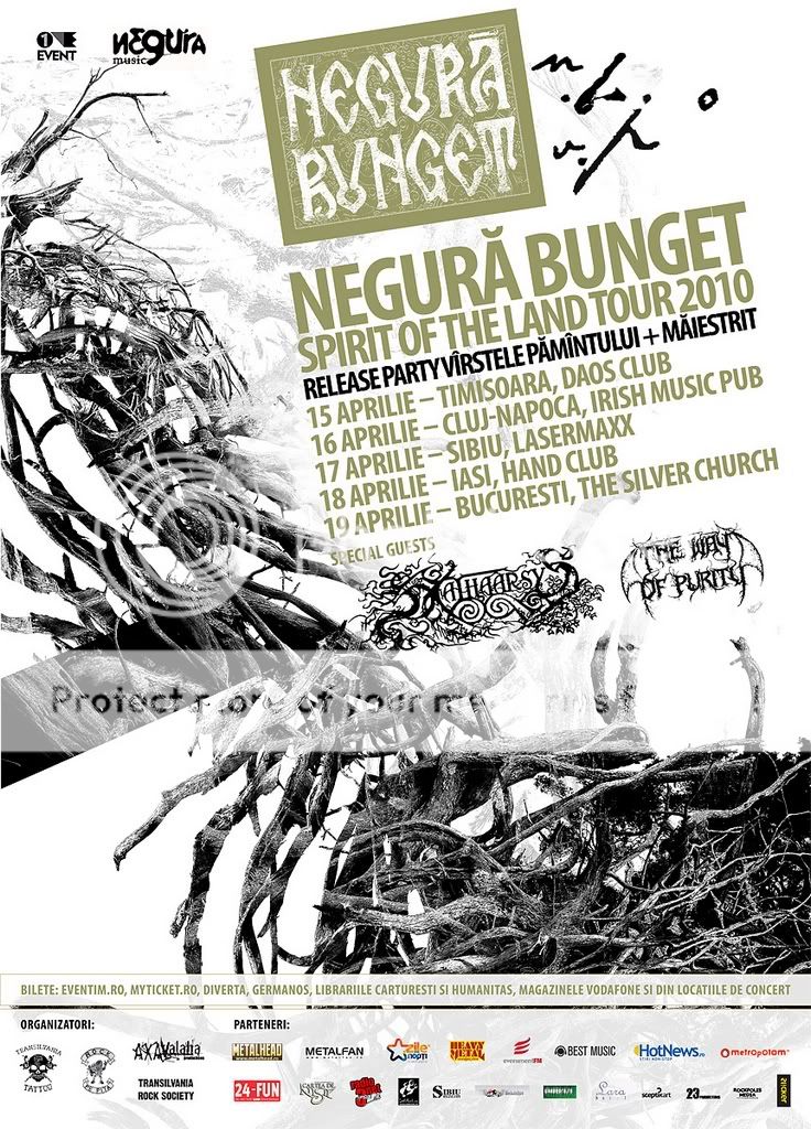 Concert Negura Bunget - 18.04.2010 - Club Hand NB_afis_RO_vertical