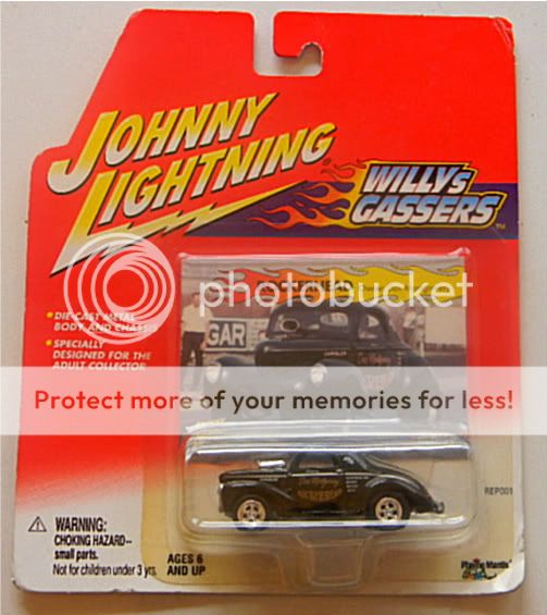 This is a 2001 Johnny Lightning WILLY GASSERS, ROCKERHEAD Don 