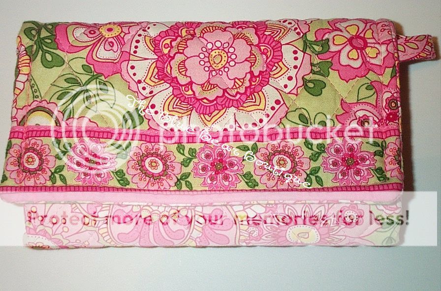 Vera Bradley Retired Petal Pink Wallet Strap  