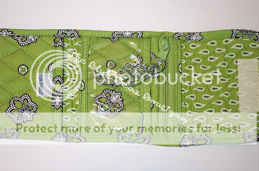 Vera Bradley Pocket Wallet In The Rare To Find Limited Edition Kiwi 