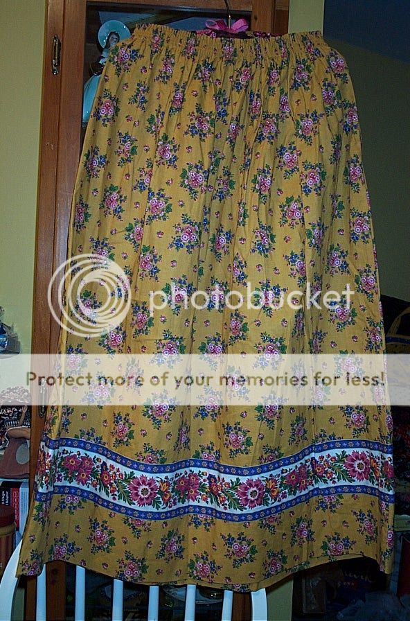 Vera Bradley Retired Rare Marigold Floral Skirt  