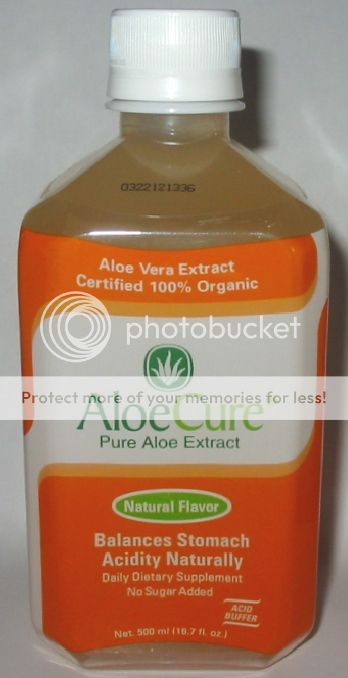 Aloecure Pure Organic Aloe Extract Box of 6 Bottles 16 7 oz Each Natural Flavor