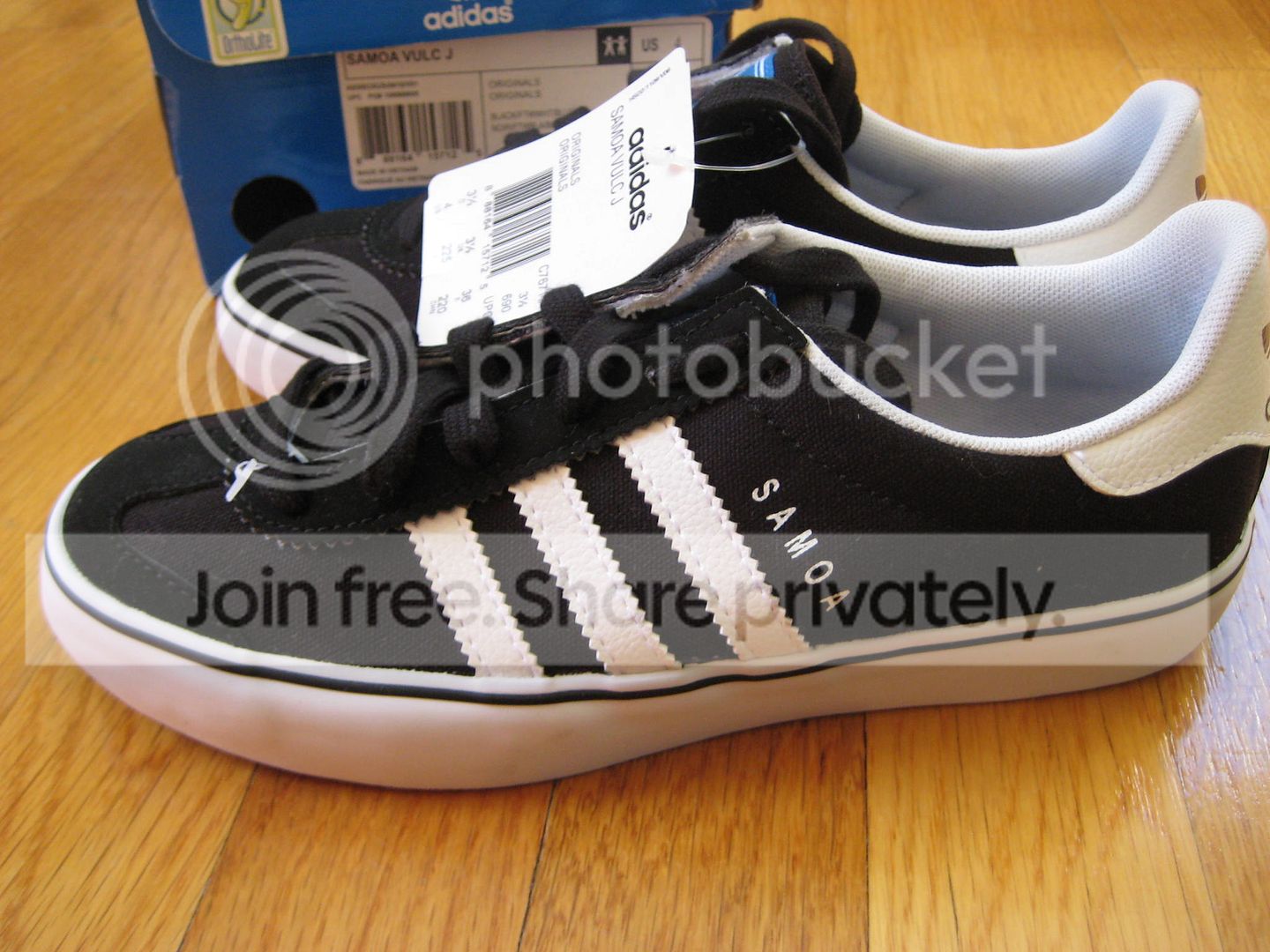 NEW Adidas Originals Samoa Vulc J black white SNEAKERS striped soccer shoe  boy 4 | eBay