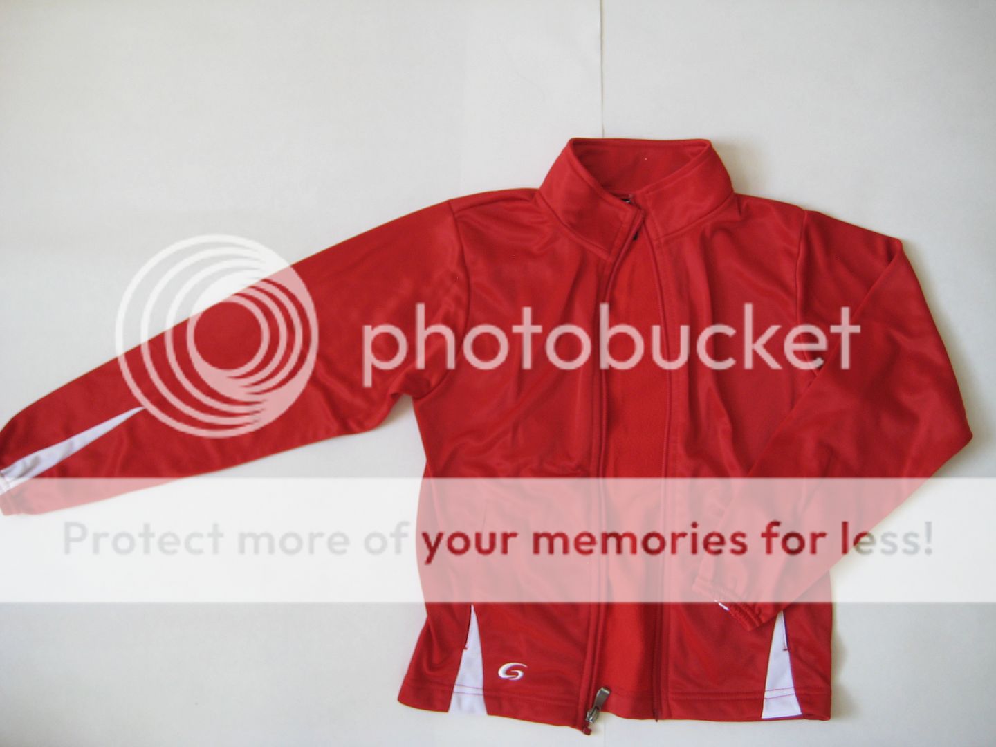 white athletic jacket