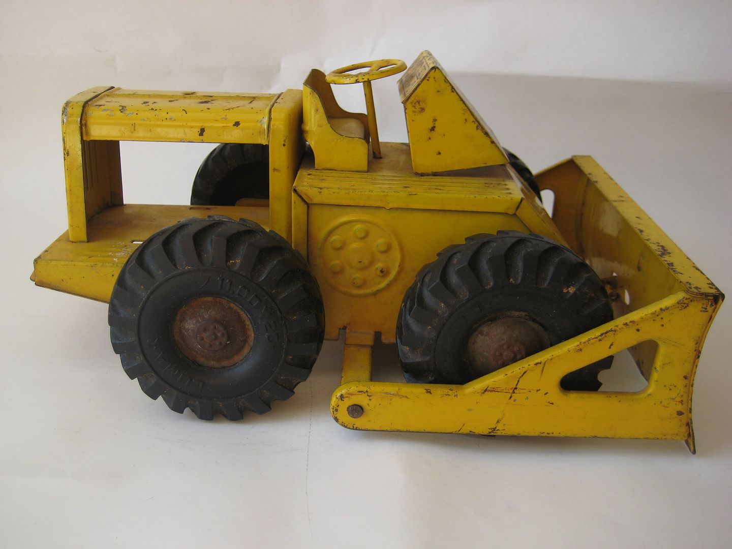 vtg Marx Power Dozer pressed metal TRUCK tow steel 1768 bulldozer