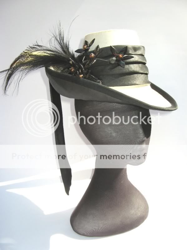 Victorian Bustle Hat - CLOTHING