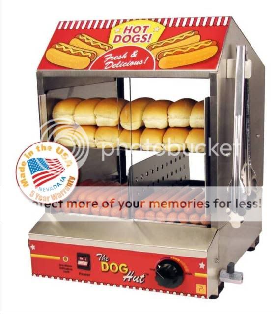 PARAGON HOT DOG STEAMER COOKER HOLDS 200 DOGS, 8020  