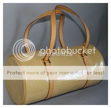   for Louis Vuitton Bedford in beige Vernis leather~Model # M91006