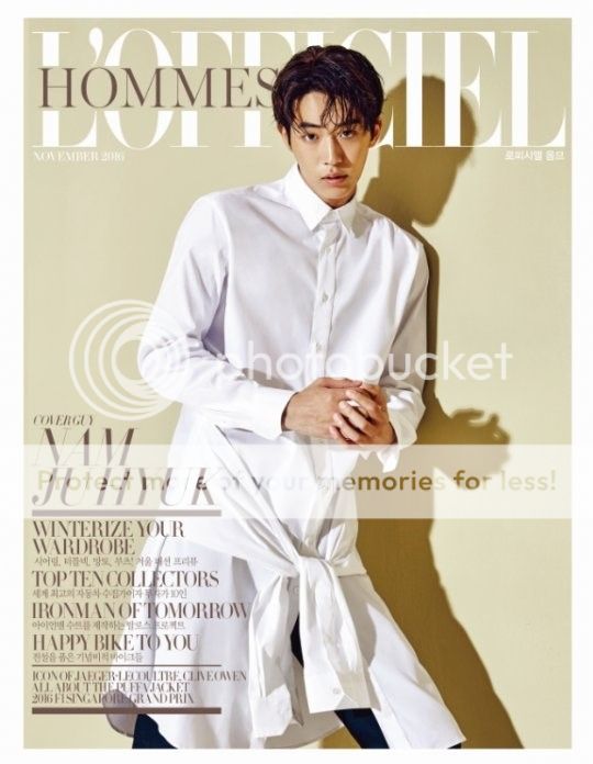 Nam Joo Hyuk Covers November Issue Of L’Officiel Hommes | Couch Kimchi