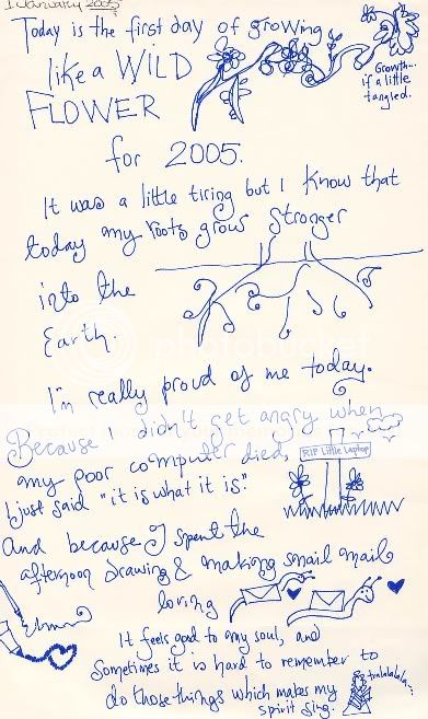 Doodle Diary for January 1, 2005