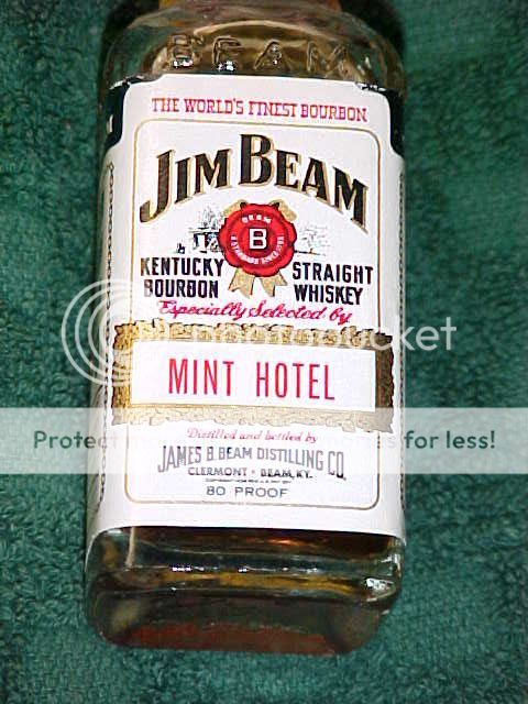 Jim Beam Speciality MINT HOTEL Rare 1/10th Pint  