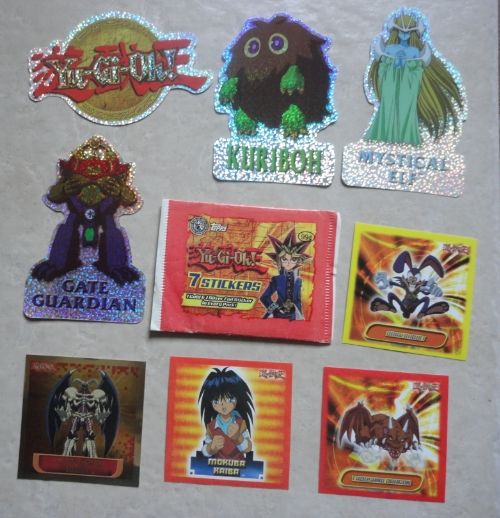 Yu-Gi-Oh! stickers