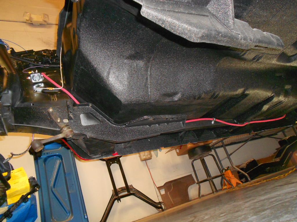 Routing battery cable from Trunk to Starter path | Vintage Mustang Forums