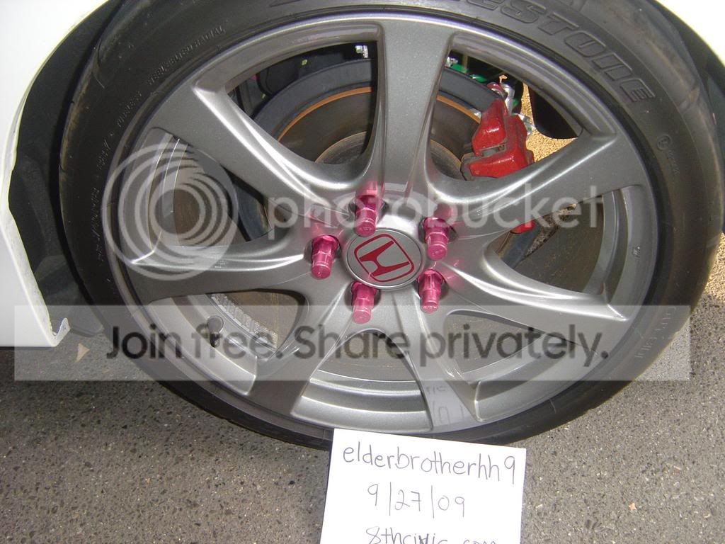 FS: JDM Type R FD2 Wheels, Potenza RE070 | 8th Generation Honda Civic Forum