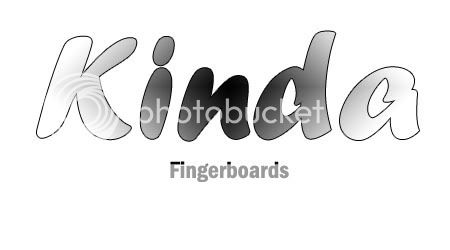 Kinda Fingerboards deck review Kindalogocopy
