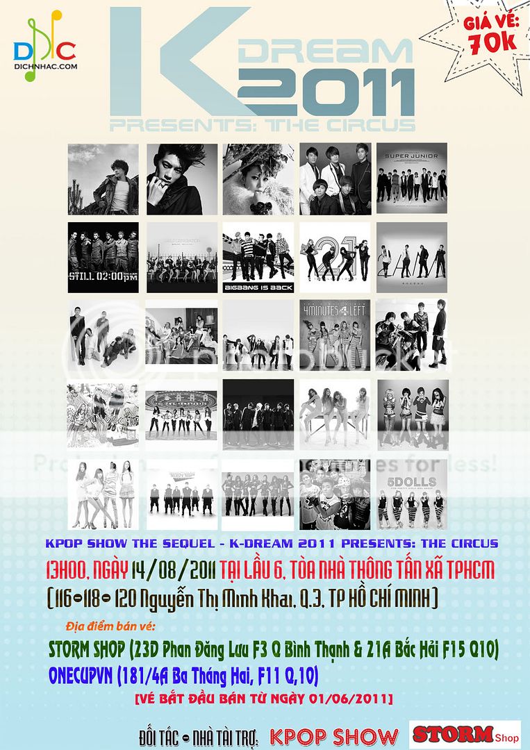 [PARTY HCM] Kpop Show The Sequel - K DREAM 2011 [14.08.2011] Posterquangcaomini