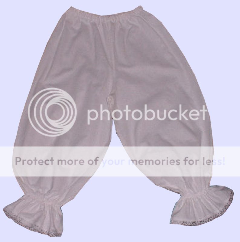 Victorian style girls bloomers/pantaloons for age 4/5/6 yrs 