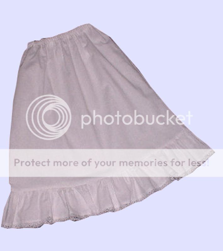 Victorian style girls petticoat for age 8/9/10 years. Elasticated 