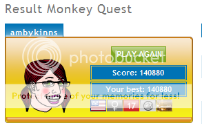 Games Tournament - Round 10 - Monkey Quest Monkeyscore