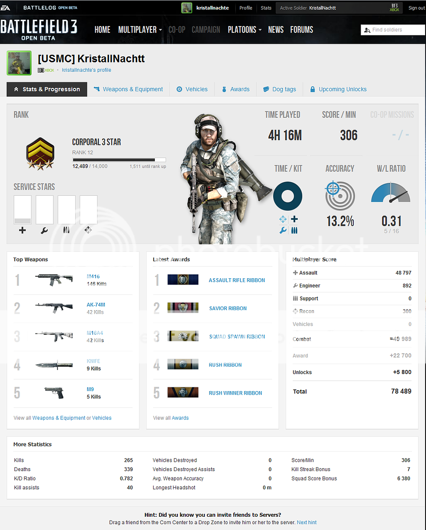 Battlefield 3 - Page 11 Bf3stats