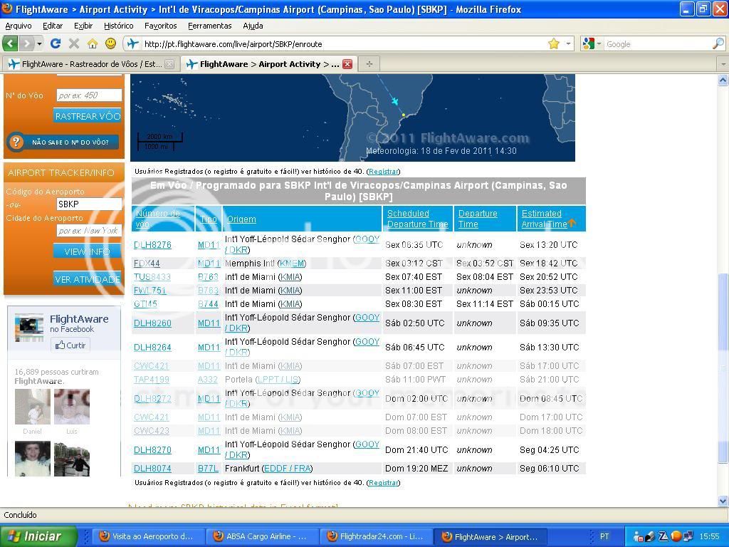 Visita ao Aeroporto de Viracopos - 04 Abril de 2011 ProgramaoVCP