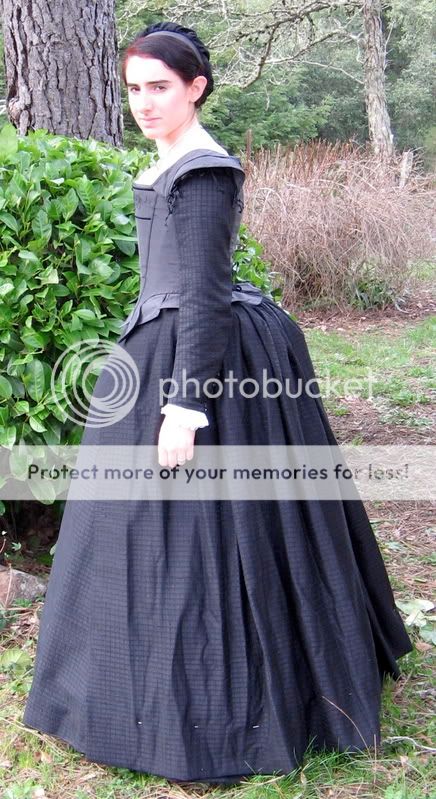 Elizabethan corset and dress.